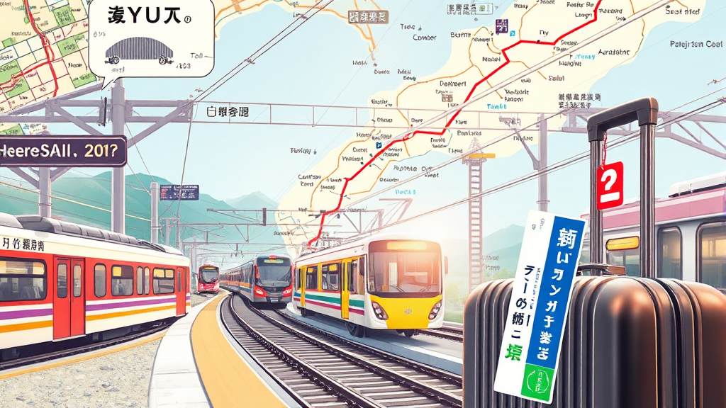 큐슈 레일패스 vs 산큐패스 (realistic 스타일)