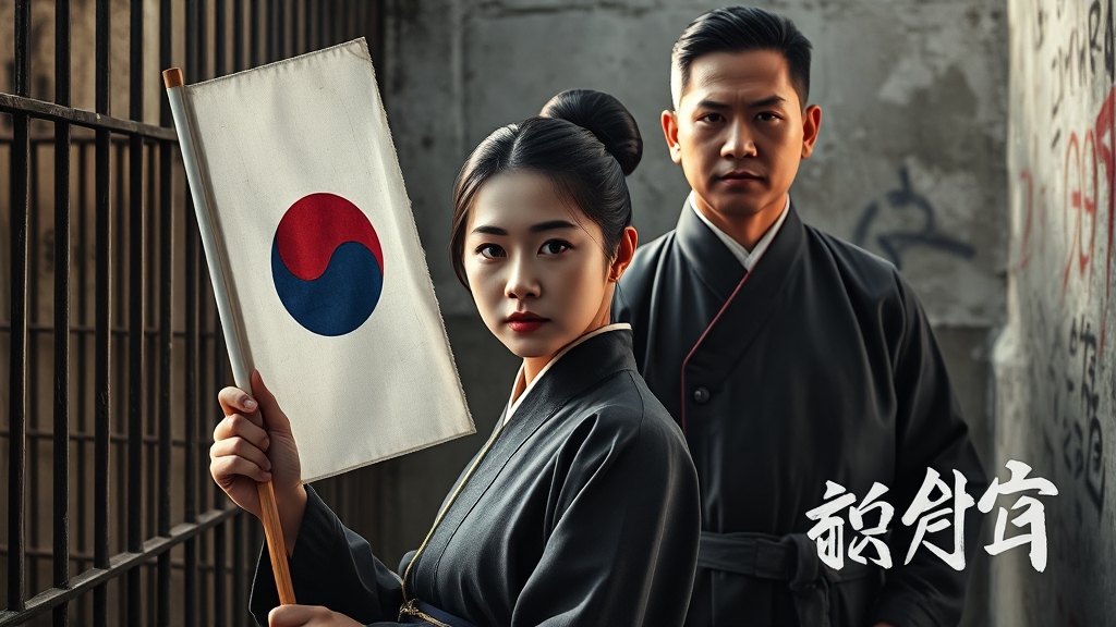 광복의 역사: 주요 사건과 인물 (realistic 스타일)