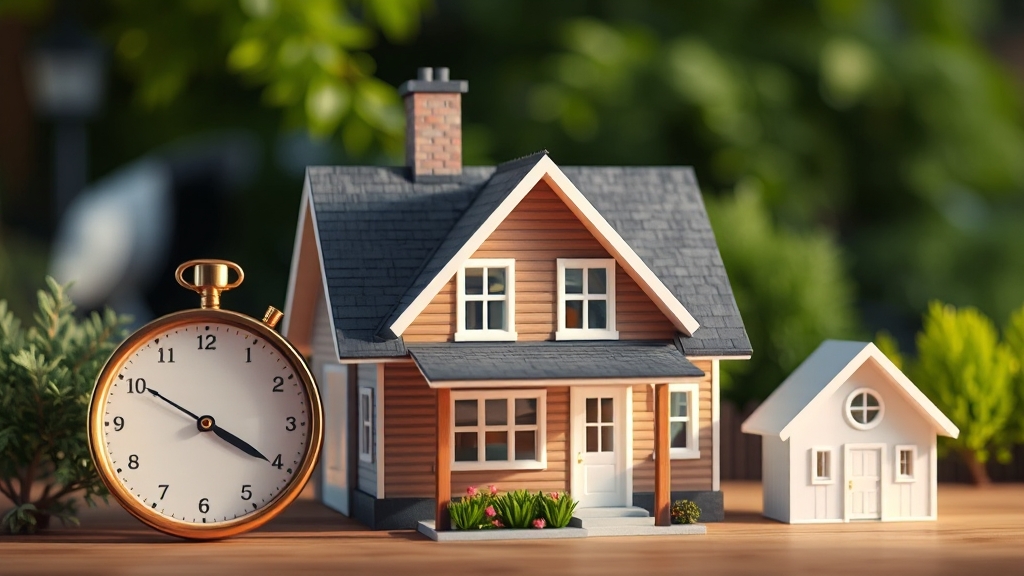 의무 임대 기간과 세금 추징 (realistic 스타일)