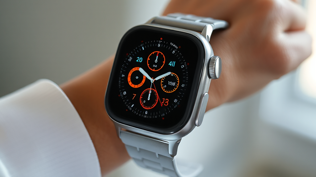 워치7 실버 활용 팁 (realistic 스타일)