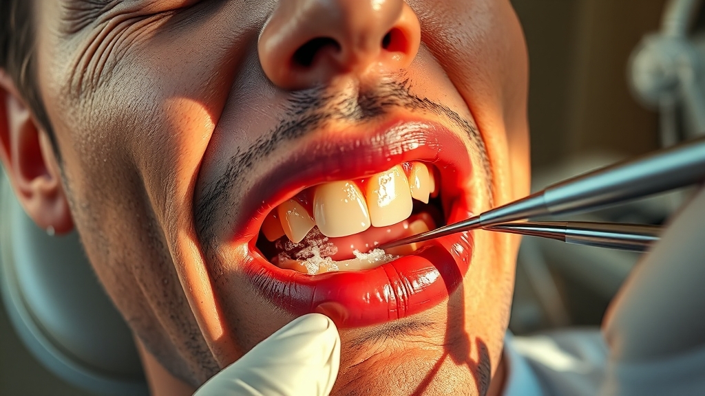 잇몸 염증, 응급처치 방법은? (realistic 스타일)