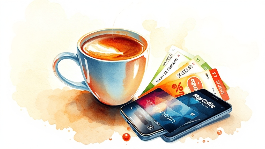 통신사 & 카드 할인 활용법 (watercolor 스타일)