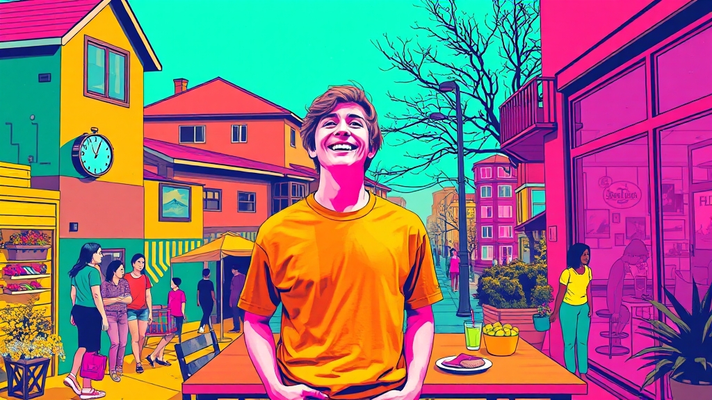 일상생활 적응 (popart 스타일)
