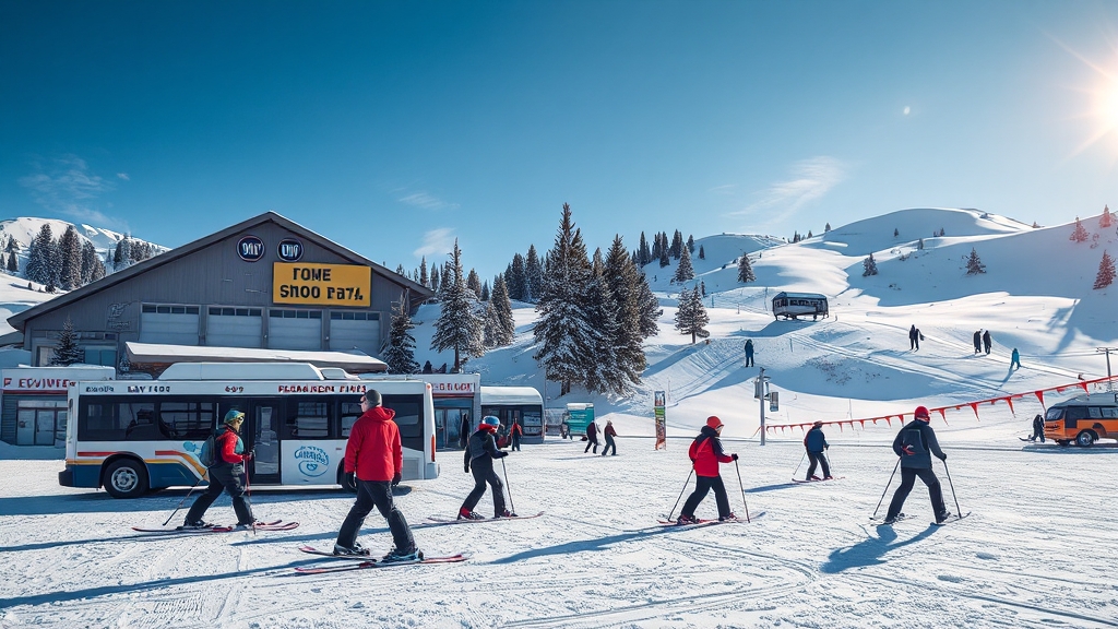 스키장 방문 전 체크리스트 (realistic 스타일)