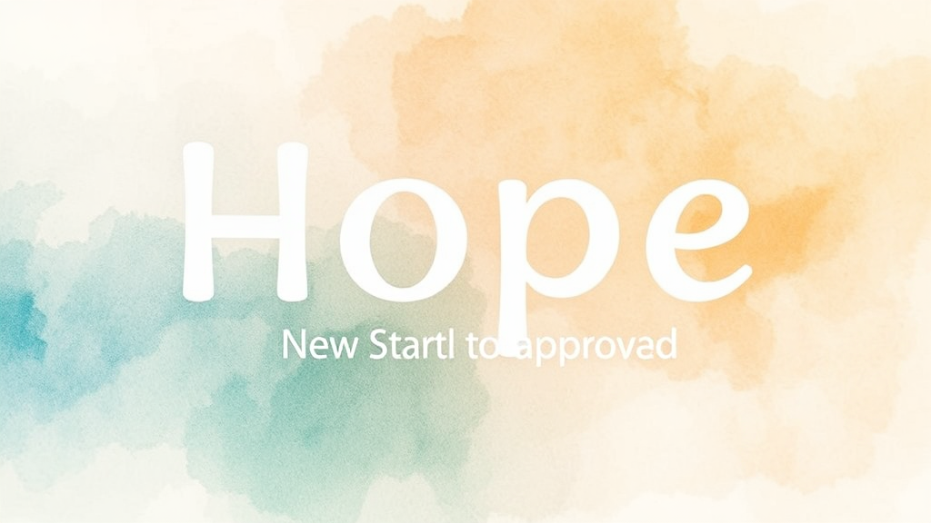 새출발기금 신청부터 승인까지: 상세 절차 안내 (watercolor 스타일)