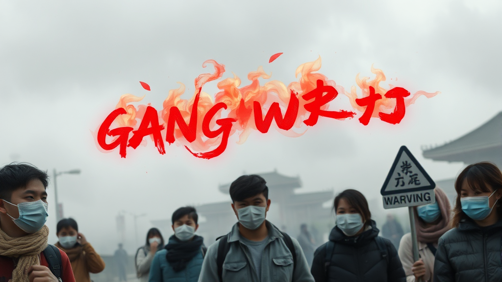 전국 미세먼지 ‘매우 나쁨’ (watercolor 스타일)