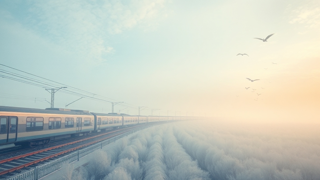 교통 환경 및 개발 호재 (watercolor 스타일)