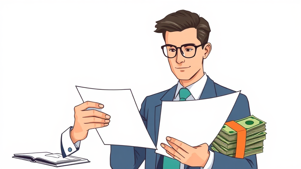 직장인 신용대출, 핵심은? (illustration 스타일)