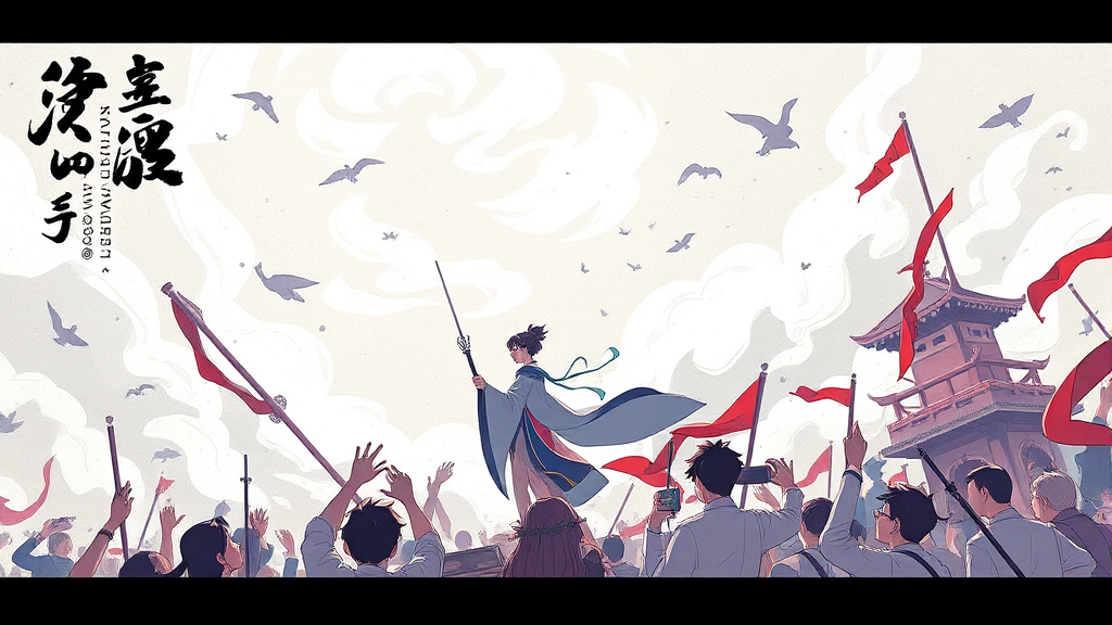 홍성윤의 압도적 무대: 레전드 미션에서의 활약 (illustration 스타일)