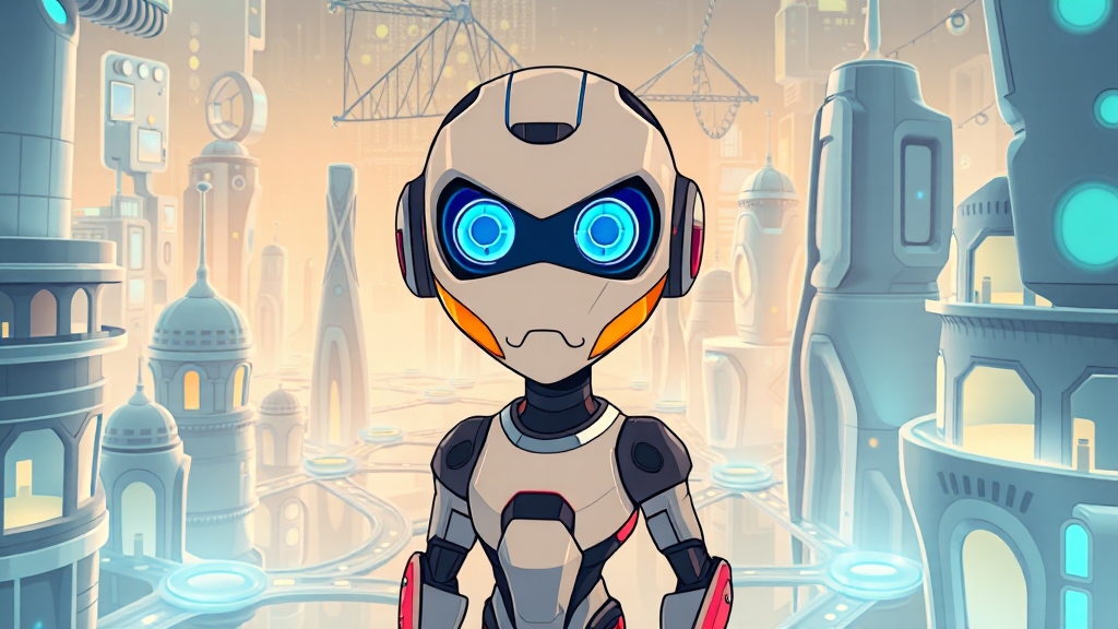 AI 에이전트 구축 방법은? (cartoon 스타일)