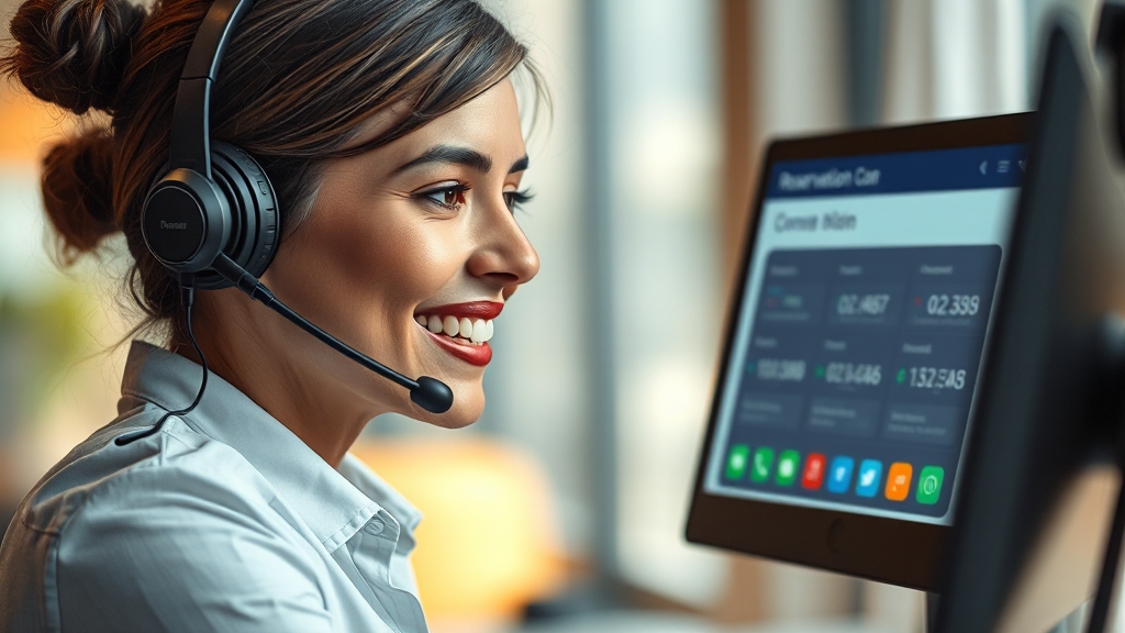 전화 예약 방법 (realistic 스타일)