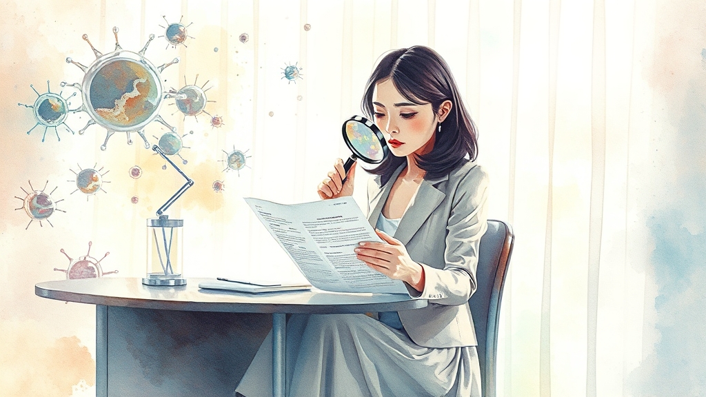 암 진단부터 보험금 청구 (watercolor 스타일)