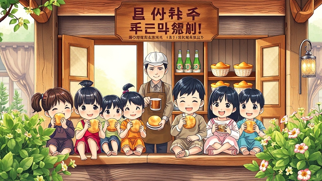 오마뎅, 특별한 분식 브랜드 (illustration 스타일)