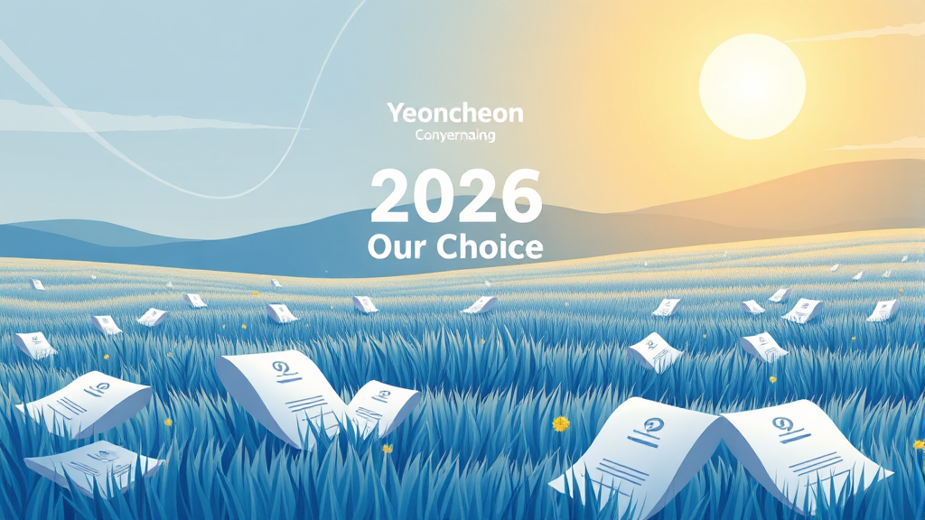 9회 지방선거, 연천군의 기회 (illustration 스타일)