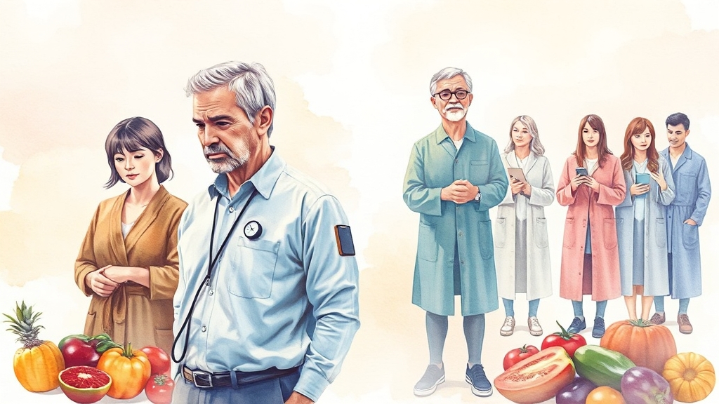 다른 유형의 저혈압 비교 (watercolor 스타일)