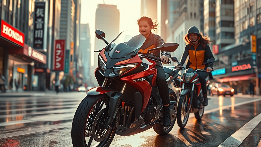 혼다, 미래를 향한 질주! (realistic 스타일)