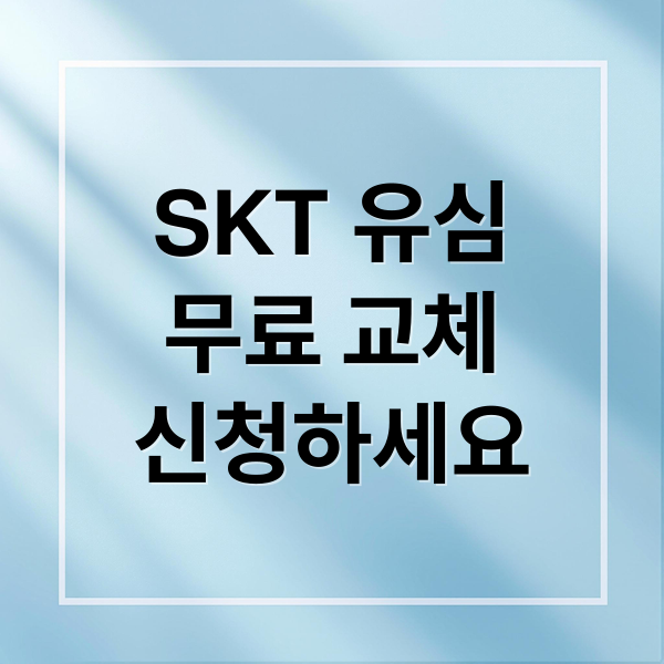 SKT 유심
무료 교체
신청하세요 (SK텔레콤 유심 무상 교체)