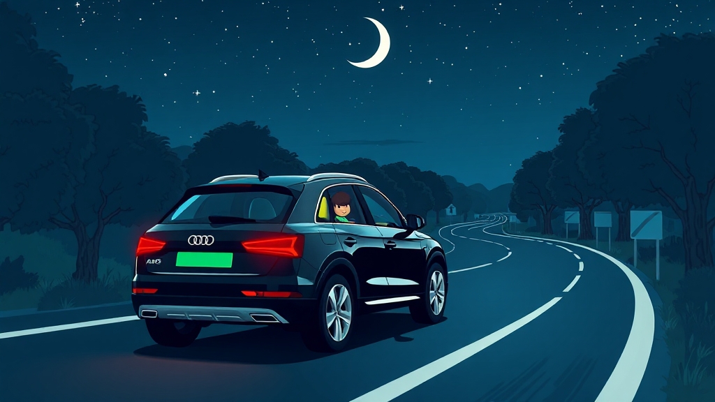 안전을 책임지는 ADAS 기능 (cartoon 스타일)