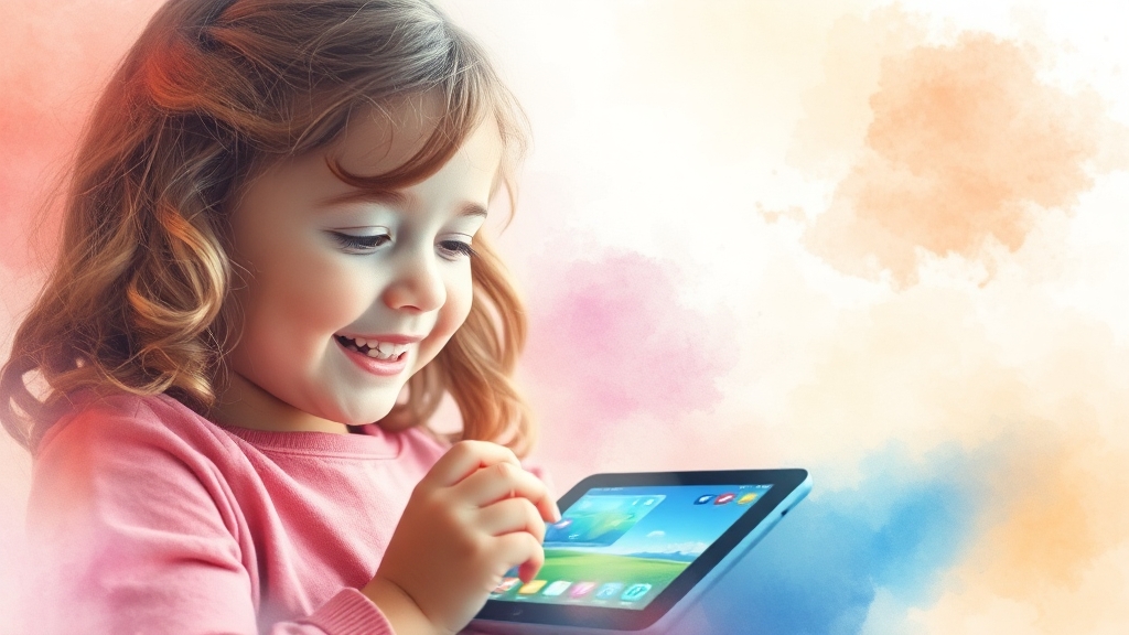 디지털 학습 도구 선택 기준 & 활용 전략 (watercolor 스타일)