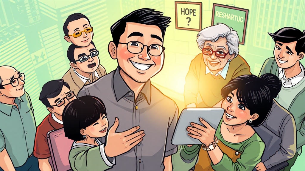 서울런 4050, 무엇이 특별할까요? (cartoon 스타일)