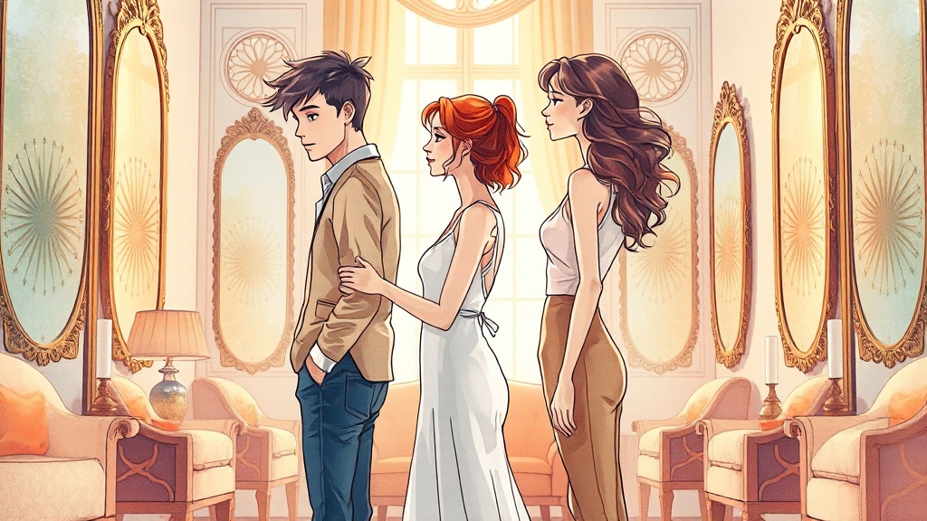 첫 연애, 심리적 준비가 중요 (illustration 스타일)