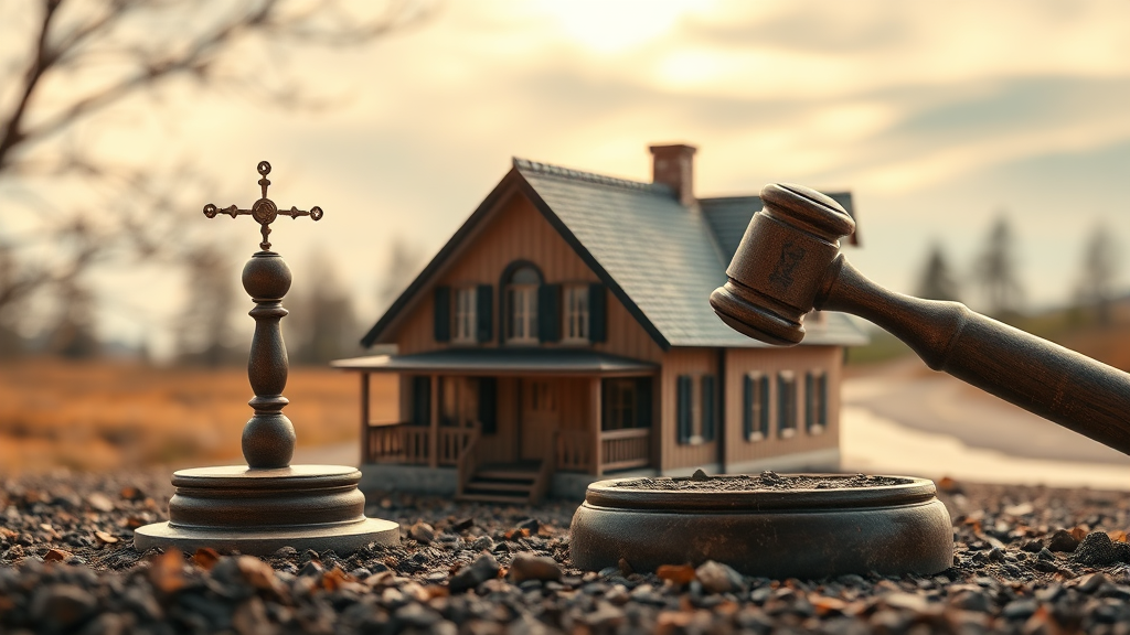 소액 민사소송 후: 판결 및 강제집행 (realistic 스타일)