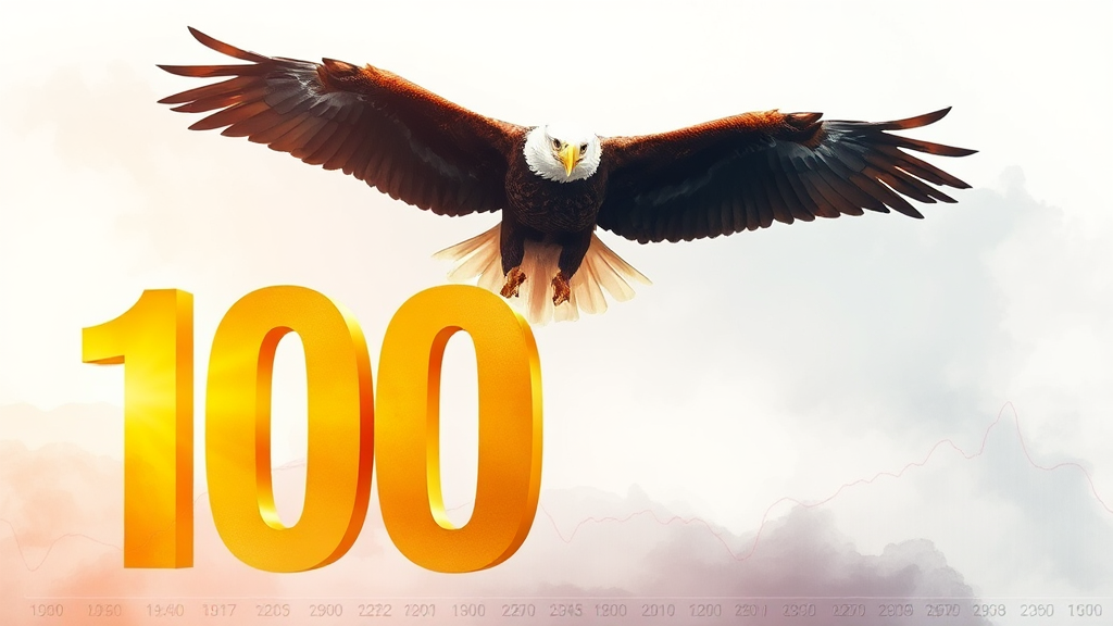 S&P 100 지수의 특별함 일러스트