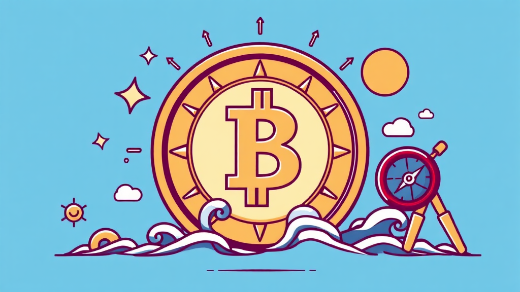 스테이블 코인 시장 전망 및 투자 전략 (illustration 스타일)