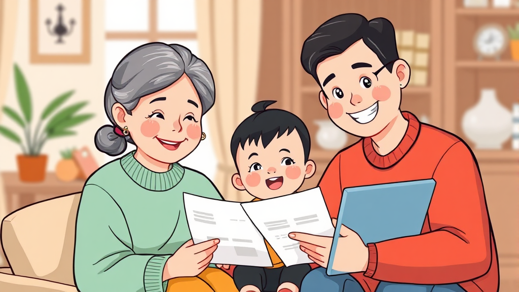 신청 방법 및 서류 정리 (cartoon 스타일)