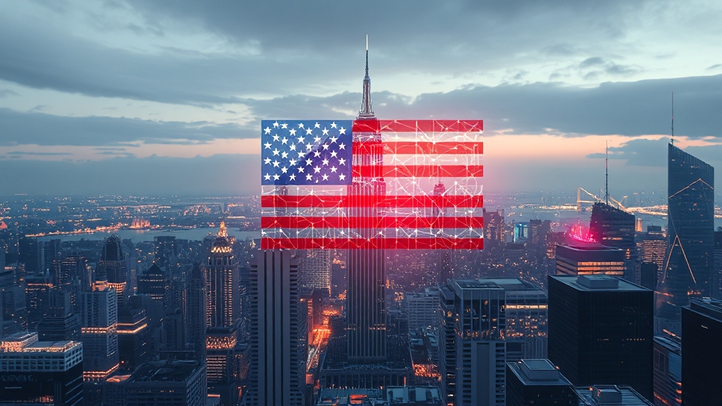 미국 정부, AI 정책은? (realistic 스타일)