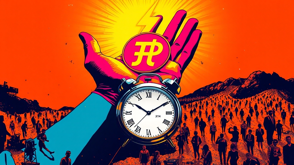 매일매일 파이코인 채굴하기 (popart 스타일)