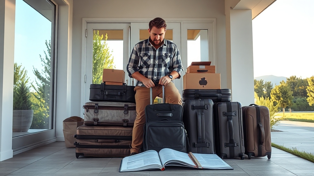 이사 후 체크리스트: 깔끔한 마무리 (realistic 스타일)