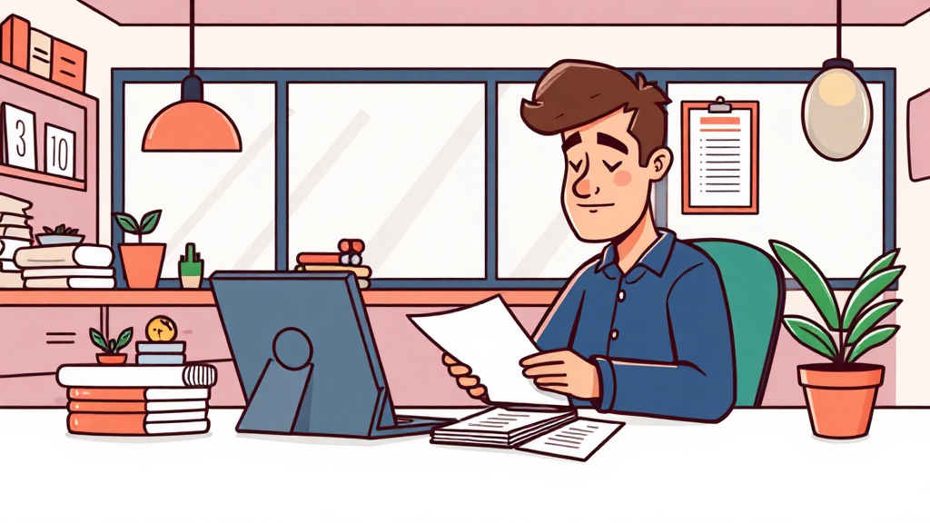 폐업지원금 신청 절차와 필수 서류 완벽 가이드 (cartoon 스타일)