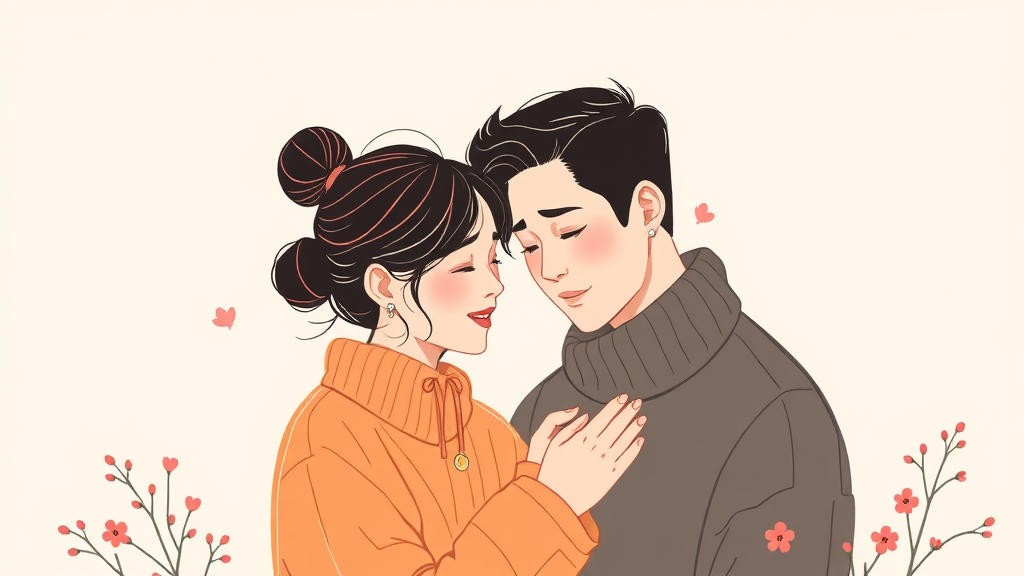 결별설 일축! 영수-옥순 커플의 현재 관계 (illustration 스타일)