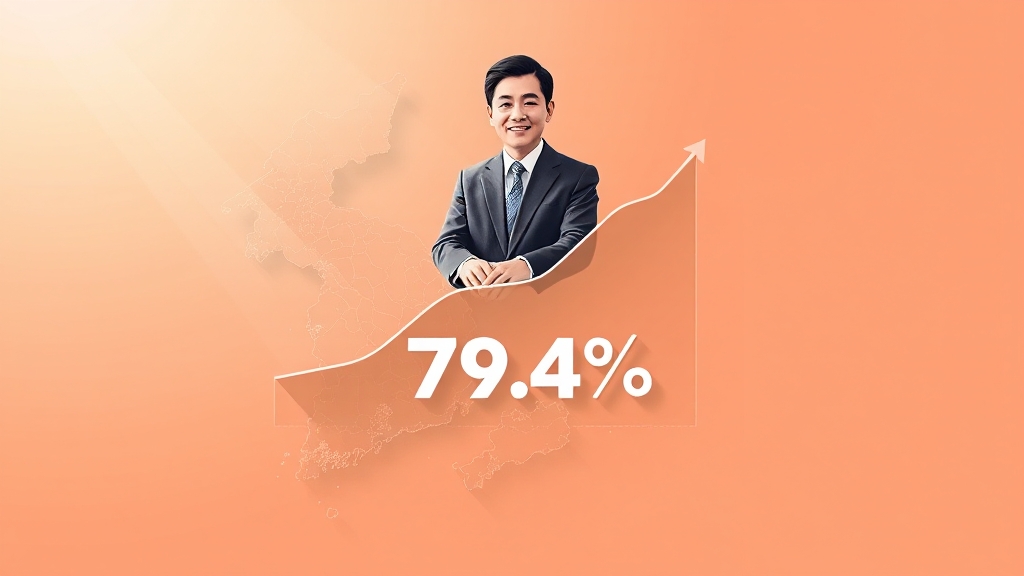 21대 대선 결과 향후 정책 전망 (illustration 스타일)