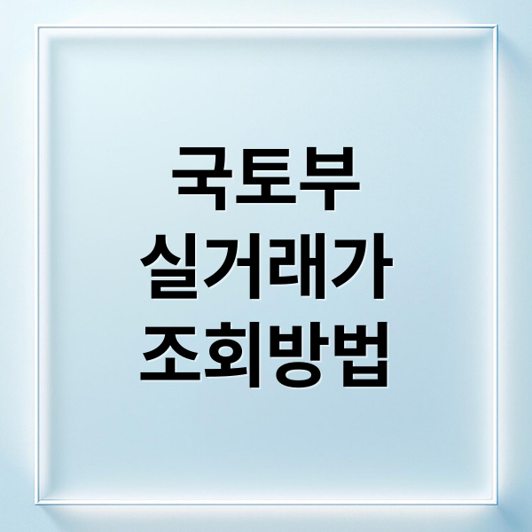 국토부
실거래가
조회방법 (국토부 실거래가 조회 꿀팁 3가지)