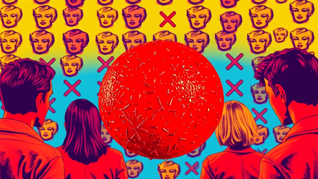 구내염, 대체 뭘까요? (popart 스타일)