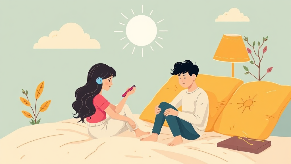 당뇨와 우울증, 떼려야 뗄 수 없는 관계 (illustration 스타일)