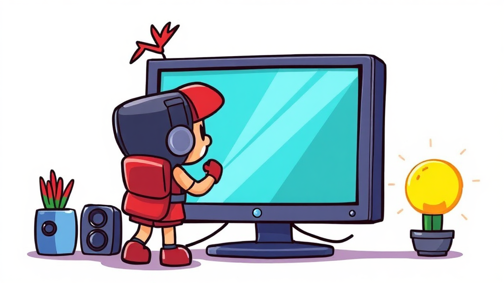 그래픽 카드 드라이버 업데이트: 성능 향상과 문제 해결의 열쇠 (cartoon 스타일)