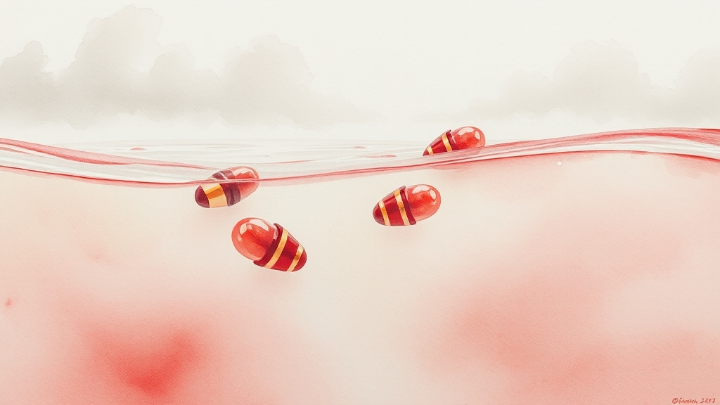 오메가3 효능 및 필요성 (watercolor 스타일)