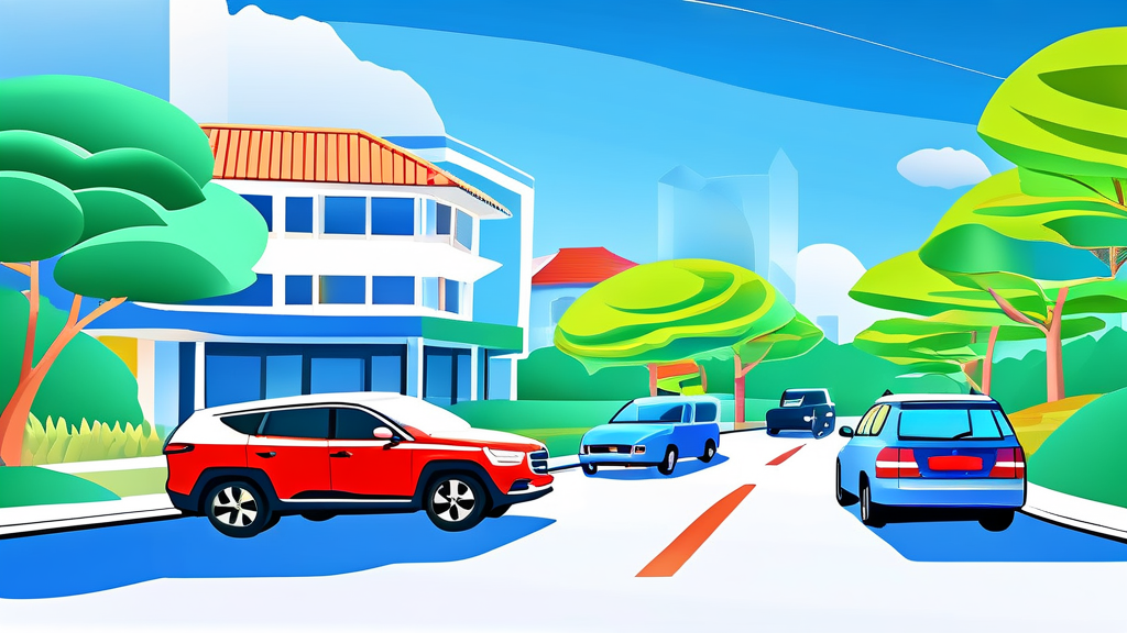 제주 렌트카 가격, 왜 실시간으로 변동될까요? (illustration 스타일)
