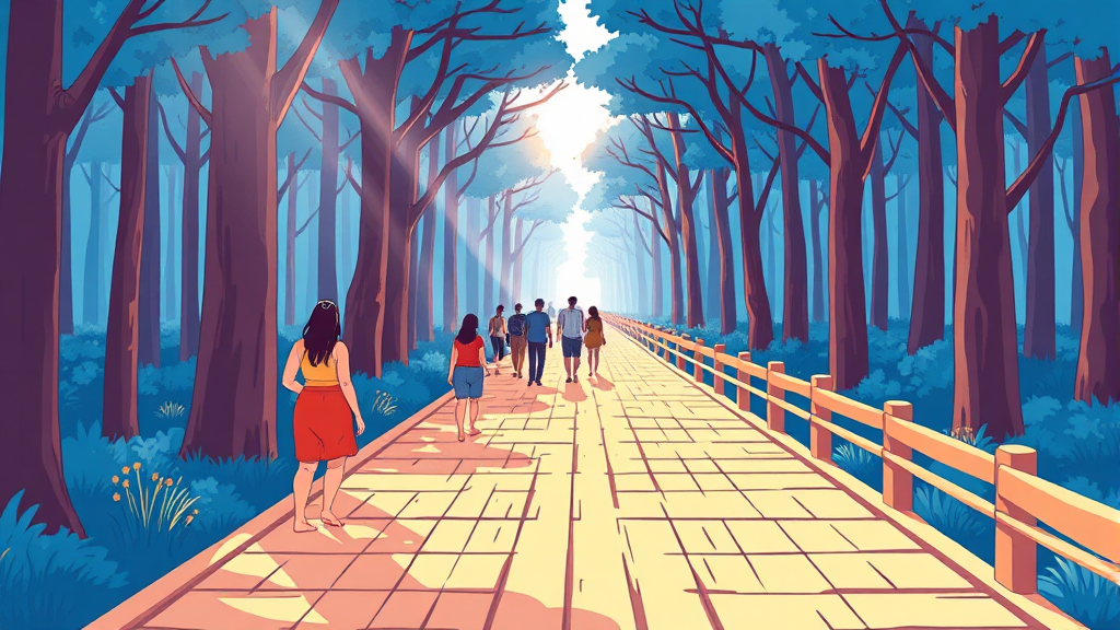 이용 안내 및 꿀팁 (cartoon 스타일)