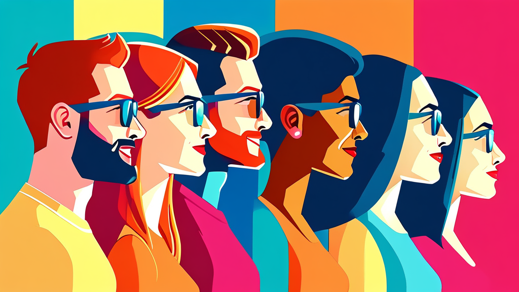 멀티프로필과 일반 프로필, 어떻게 다를까? (cartoon 스타일)