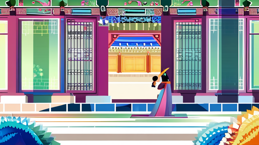 조선 왕조 계보 암기법과 역사적 일화 (illustration 스타일)