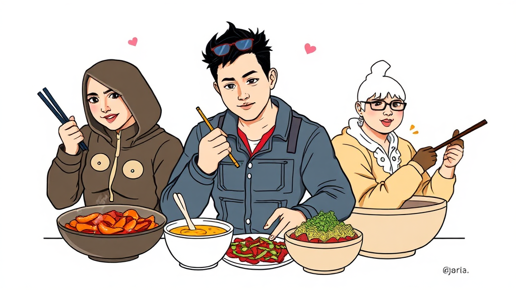 초간단 레시피 꿀팁 대방출! (illustration 스타일)