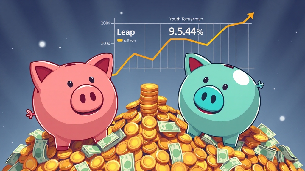 정부 지원금 구조와 수익 비교 (cartoon 스타일)