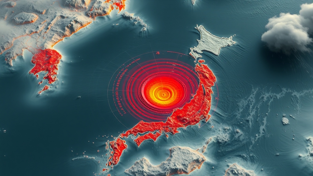 도카라 열도 지진, 난카이 트로프와 연관 있을까? (illustration 스타일)
