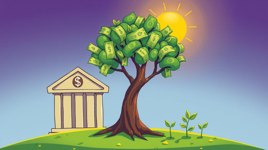 IMA 계좌의 매력 포인트 (cartoon 스타일)