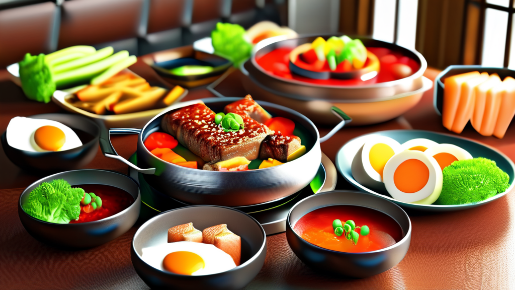 가성비와 맛, 두 마리 토끼를 잡는 8000원 한식 뷔페 (realistic 스타일)