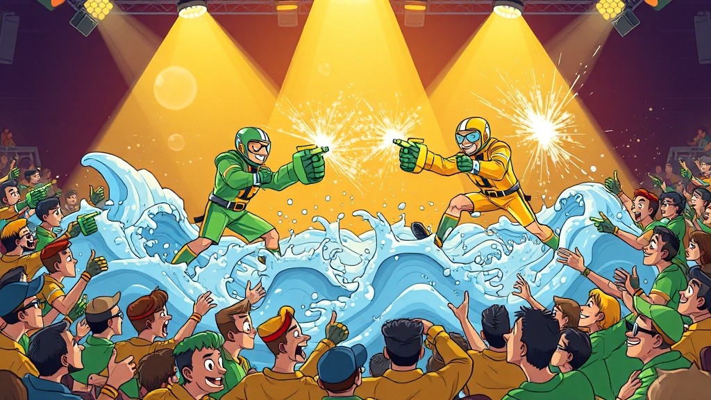 워터밤 2025, 뭐가 특별할까? (cartoon 스타일)